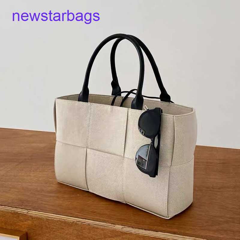 

Arco woven tote bags Designer Bottegs Venets South Korea East Gate New canvas women's one shoulder large capacity portable shopping tot, Green4
