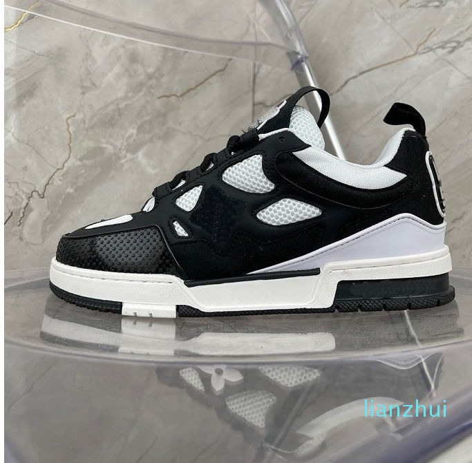 

Buy Trainer Sneakers in Green Casual Shoes For Sale 2023 Virgil Street Style Red Blue Letter Overlays Platform US4-US11