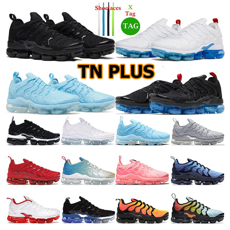 

TN Plus Running Shoes Men Women vapor maxs Trainers Triple Black Tennis Ball USA Cherry Hyper Violet Olive Orange Gradients Atlanta Outdoor Sports Sneakers Eur 36-47, 1 36-47