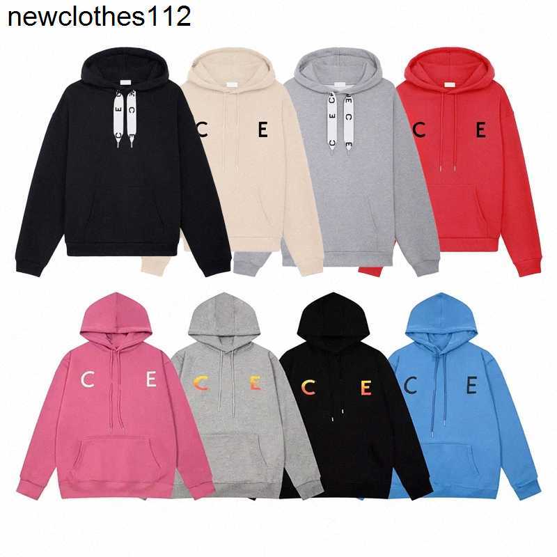 

Men Hoodies Mens Sweatshirts Pullover Designer Long Sleeve Woman Celins Letter Fashion Hooded Fleece Sweater Hoody Couple Winter Autumn, 4-3d letter tshirt