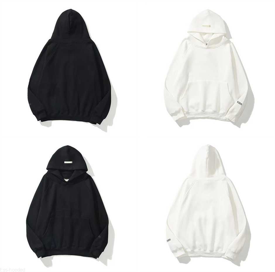 

Ess Designer Men Hoody Hoodies Pullover Sweatshirts Letter Printed Crewneck Loose Long Sleeve Black Hooded Streetwear Mens Jogging Pants BZV3