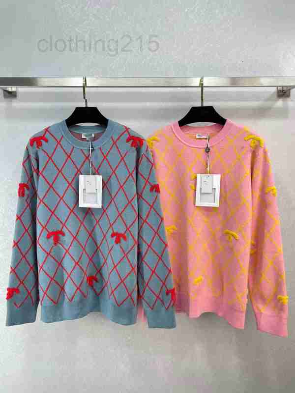 

Women' T-Shirt Designer sweater women' autumn crewneck stripes fashion long sleeved high-end jacquard cardigan knitted jacket A7 E7NL, Compensation for freight