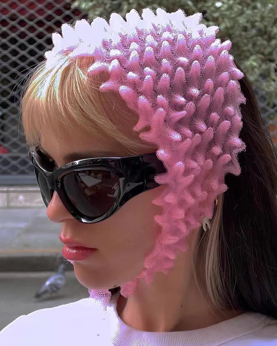 

Fashion sunglasses, large wrap-around active sunglasses, generous avant-garde style outdoor UV400 protective glasses