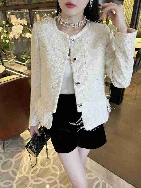 

Women' Jackets Designer New brand jacket Fashion top-grade autumn winter sexy elegant tweed coat overcoat Leisure Spring Coats cardigan Women D0WS, Logo-chan