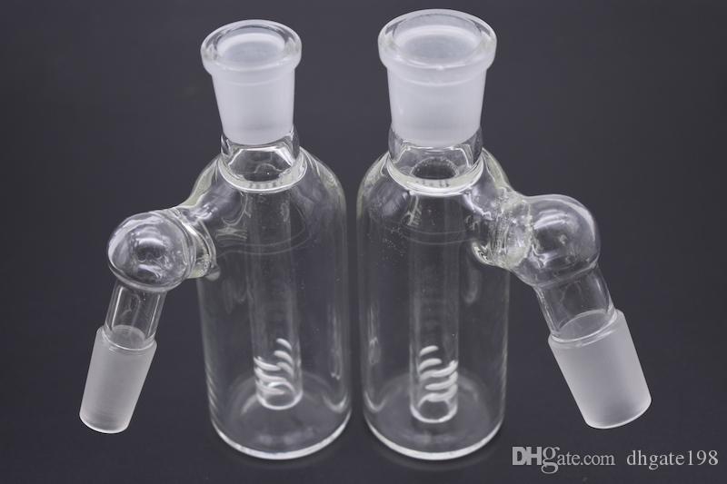 

45 degree 14mm 18mm ashcatcher glass water pipes matrix percolator cheap ash catcher heady dab oil rig smoking water tobacco bong pipe