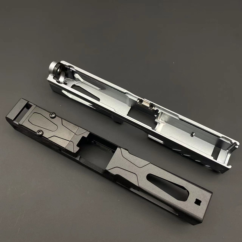 

Tactical Accessories CNC Aluminum KI Slide For G17 Gen 3CNC Gel Blaster RMR Airsoft Paintball KUBLAI P1 Sliding Frame