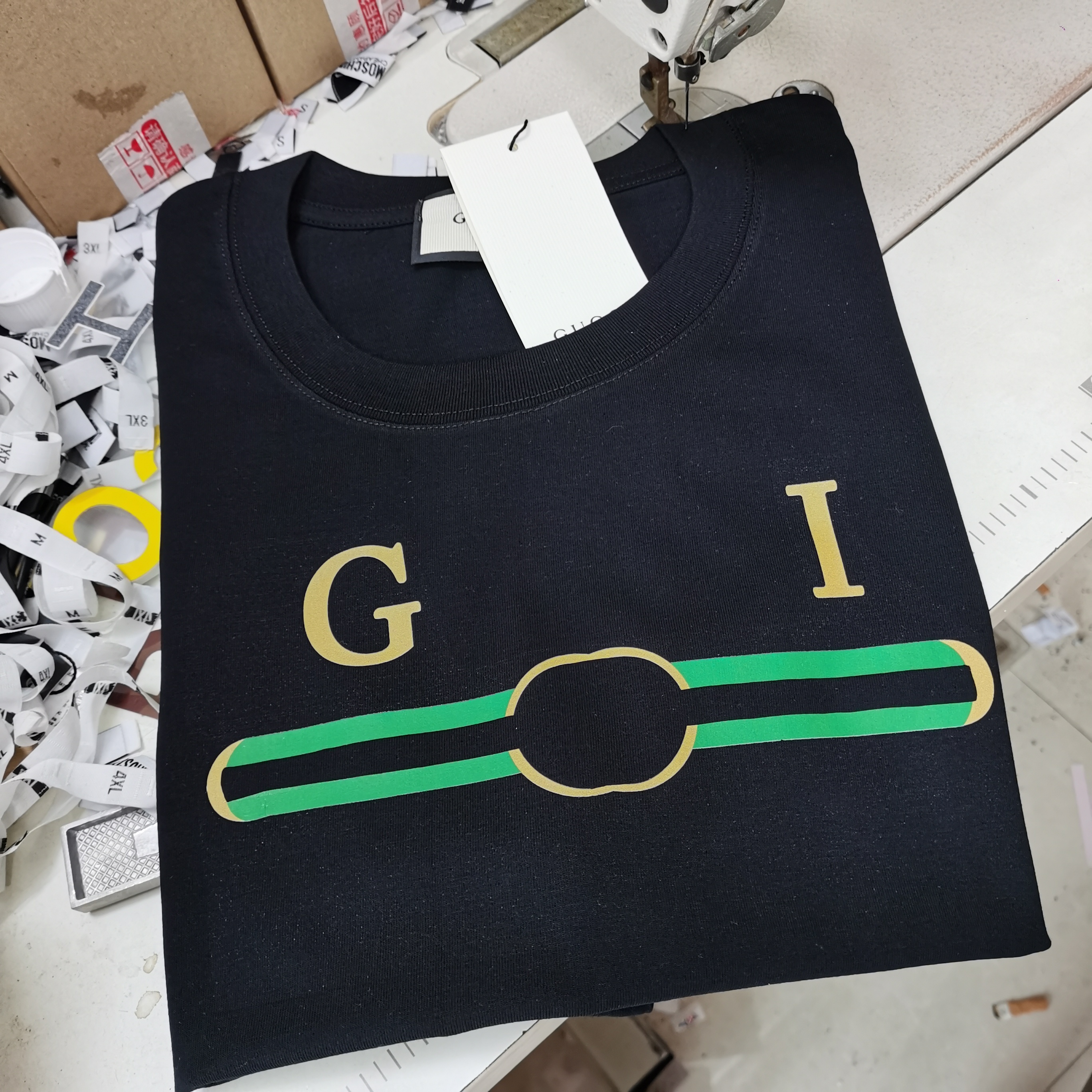 

Italy mens womans t shirt America Europe milan Designer Wrinkle Shrink Pilling Cotton two G Letter Print Applique Fashion elfbar channel ucci top tee Jersey, Gg2