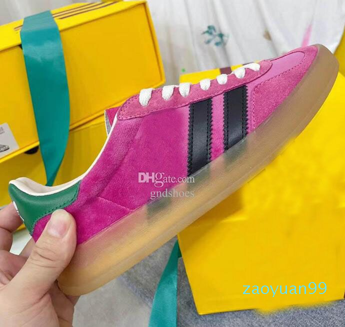 

Designer Gazelle Shoes Samba xAD Sneakers Velvet Patchwork Retro Trainers Co-branded Ladies Sneaker luxury Women and Men 36-45, White