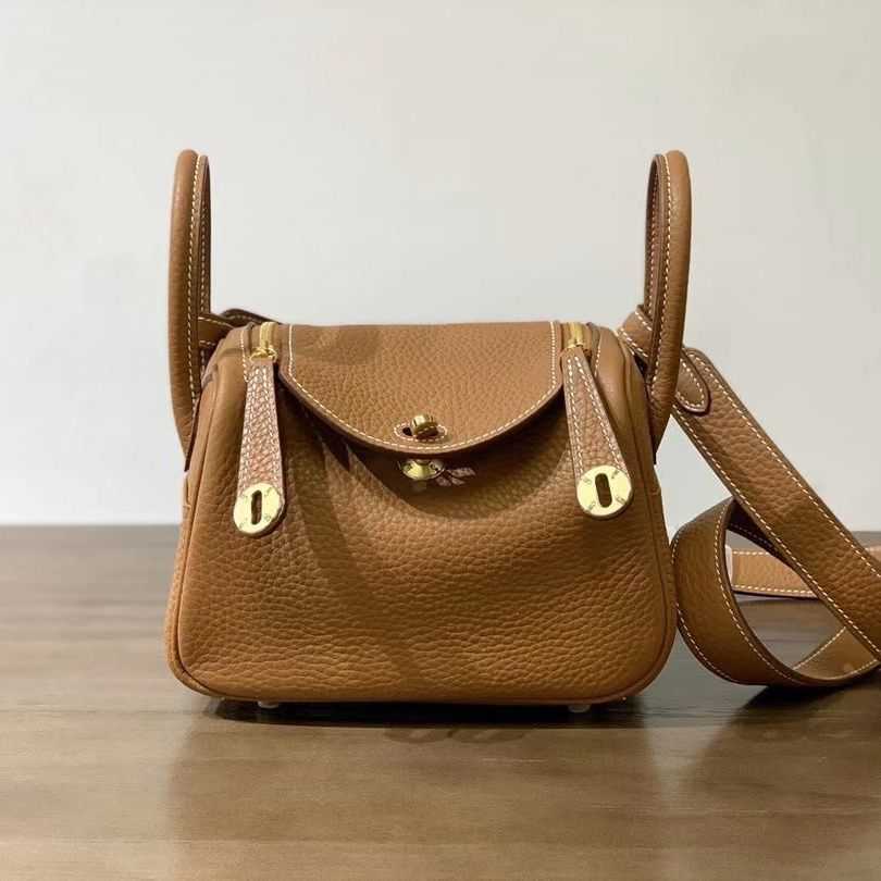 

Designer Herme Lindi Bags online outlet 2023 Autumn and Winter Women's Genuine Leather Large Capacity Crossbody Heavy, Elephant grey silver