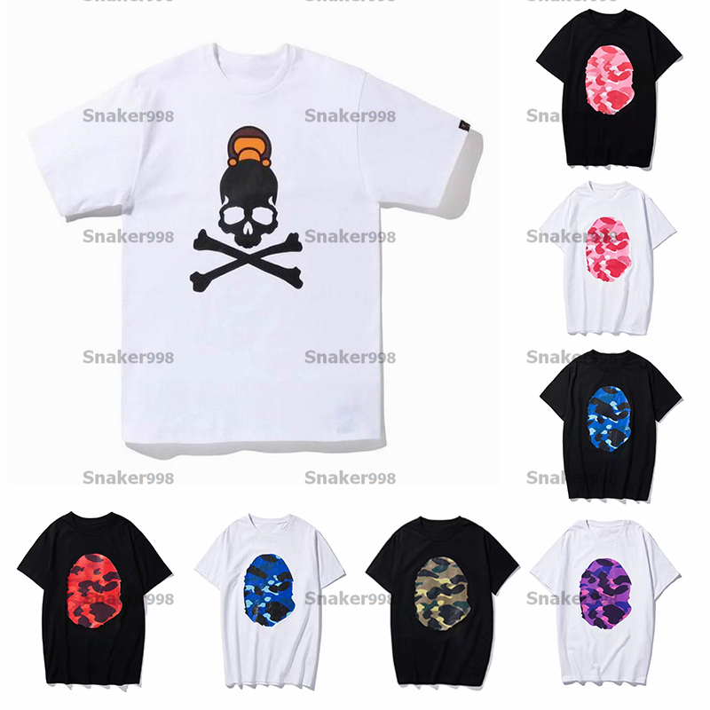 2023 Men T Shirt Men Shirts Women Designer Clothes Mens Tshirts Man Fashion Womens Clothing Color Camo By Bathing apes Tee Letter Print 3XL Overs-image-773726762