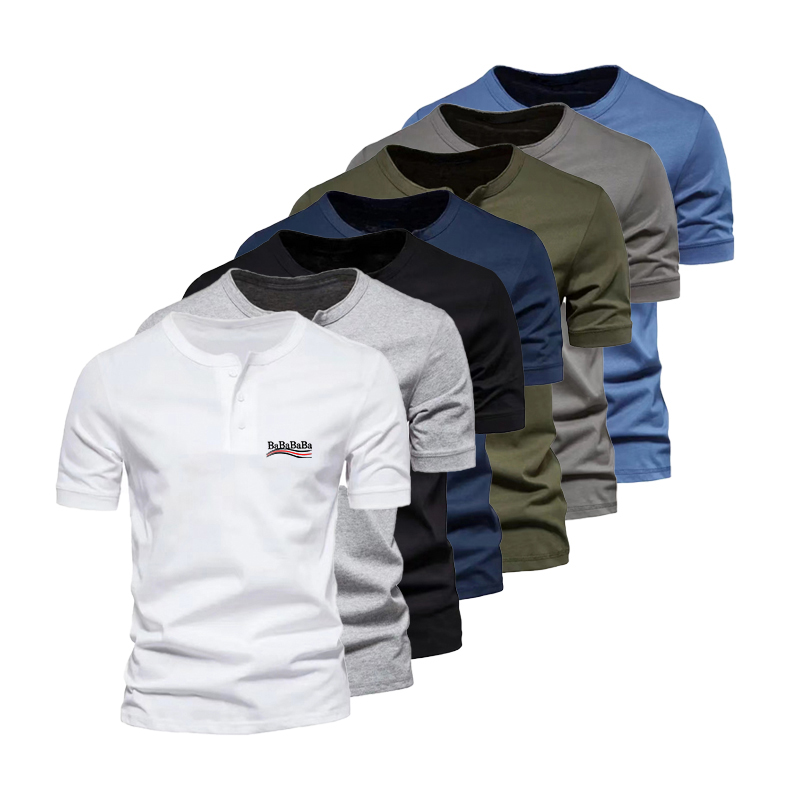 

Luxury T shirt Men's Paris Designer Summer Short Fashion Leisure Brand Letter High Quality Designer T-shirt, Photo style and color1