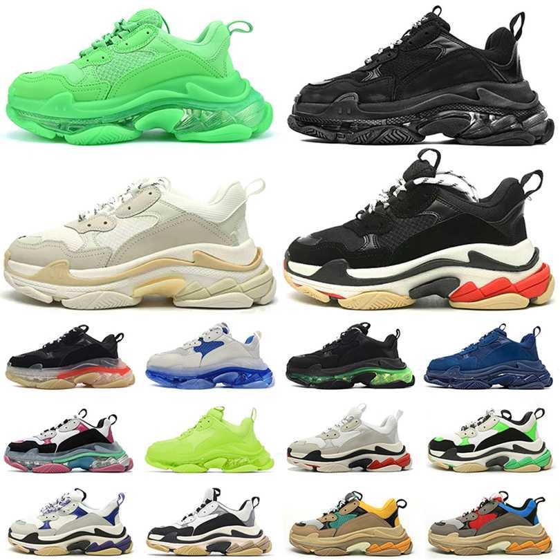 

triple s designer casual shoes men women platform sneakers mens trainers outdoor clear sole, Item #13