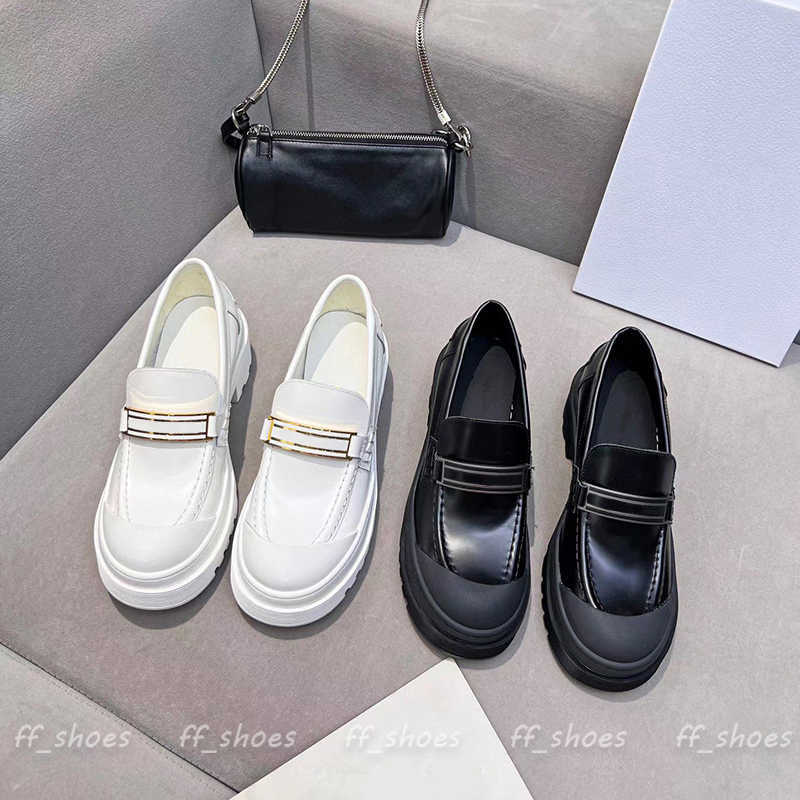 

2023 Dress Women Loafers Shoes Patent Leather Designer Luxurys Casual Shoes NThick Heels Shoe Paris New Fashion White Black Nubuck Calfskin Loafer Sneakers, White with l*g*