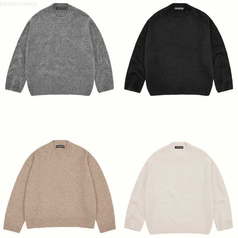 

Cole Buxton Sweater Men Women Best Quality Solid Color Knit CB Cole Buxton Sweatshirts Slightly Oversized 0811