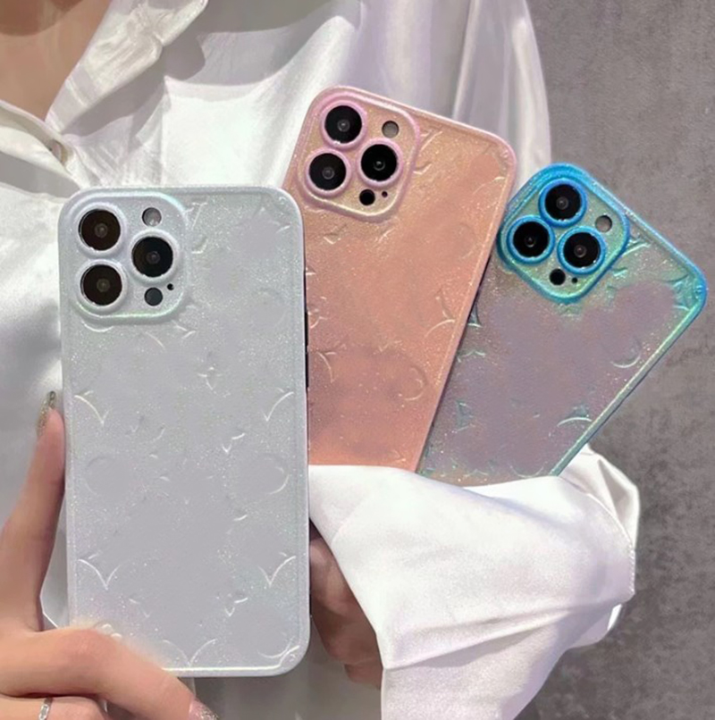 

Glitter Cell Phone Cases Flower Phonecase Luxury Designer Case For Iphone 14 Pro Max 13promax 12 11 Promax Fashion Womens Mens Phone Cover, White
