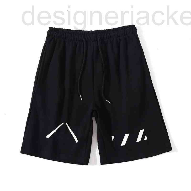 

Men's Shorts Designer Summer New Line Plastic Strip Slogans Arrow Women's Striped Terry Casual Capris Mother of Printing TR3N, 14
