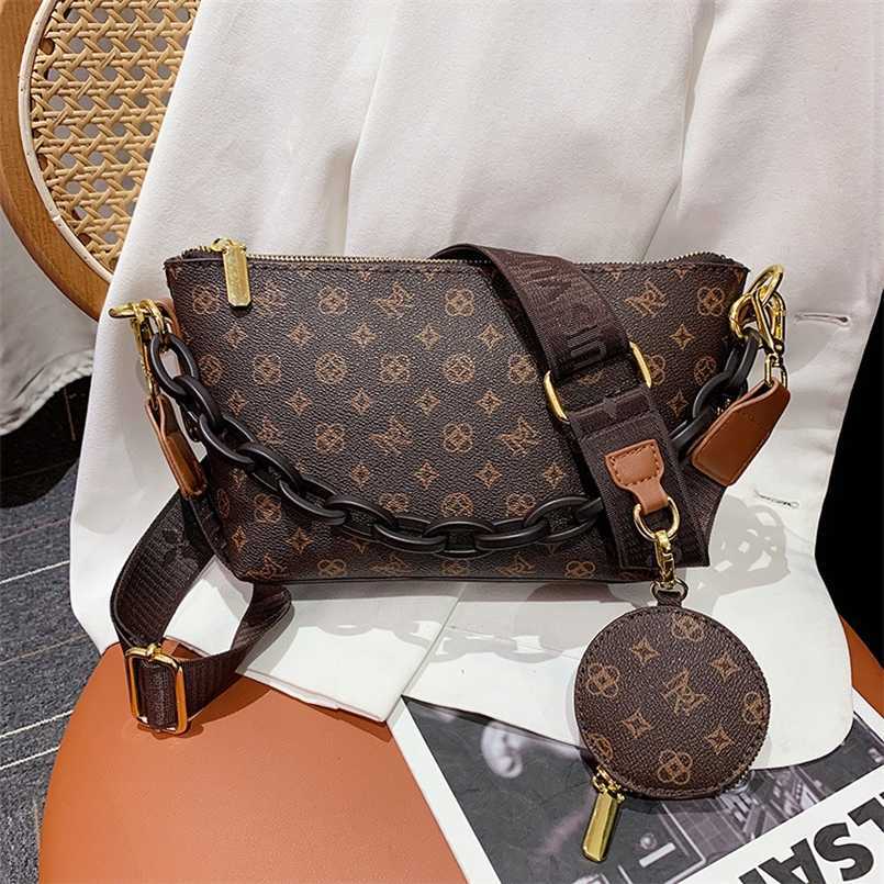 

Autumn and Winter New Street Versatile Casual Bag Portable Chain Personalized sling single-shoulder Crossbody Women's, Brown14