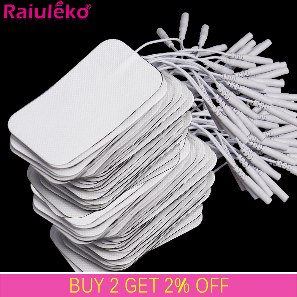 

Other Massage Items 100 50 30 20P TENS EMS Electrode Pads Gel Patch For Stickers s Physiotherapy Massager Nerve Muscle Stimulator 230217