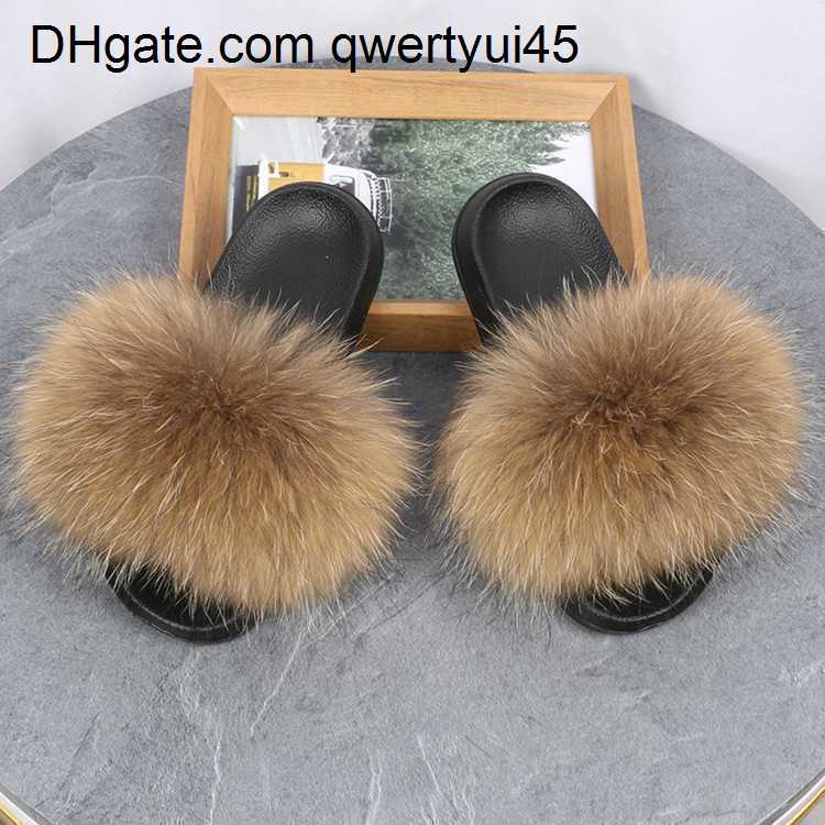 

qwertyui45 Slippers Slippers Fur Slippers Sliders Women Spring Summer Home Fluffy Comfort Flats Sweet Shoes Female Furry Indoor Flip with fur 021723H, Silver