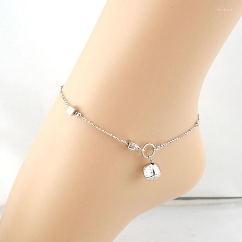 

Anklets Barefoot Beach Foot Sandal Jewelry Anklet Bracelet Women Dice