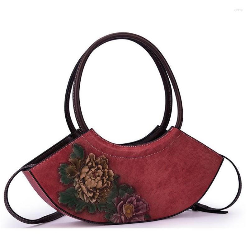 

Evening Bags Elegant Vintage Genuine Leather Handbags Woman Women Cow Handbag High Quality Crossbody Bag Mochila Feminina, Green