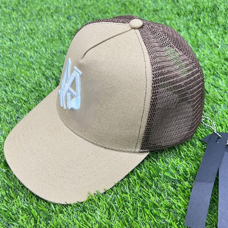 

New AM Hat Designers Ball Caps Trucker Hats Fashion Embroidery Letters Baseball Cap, Red