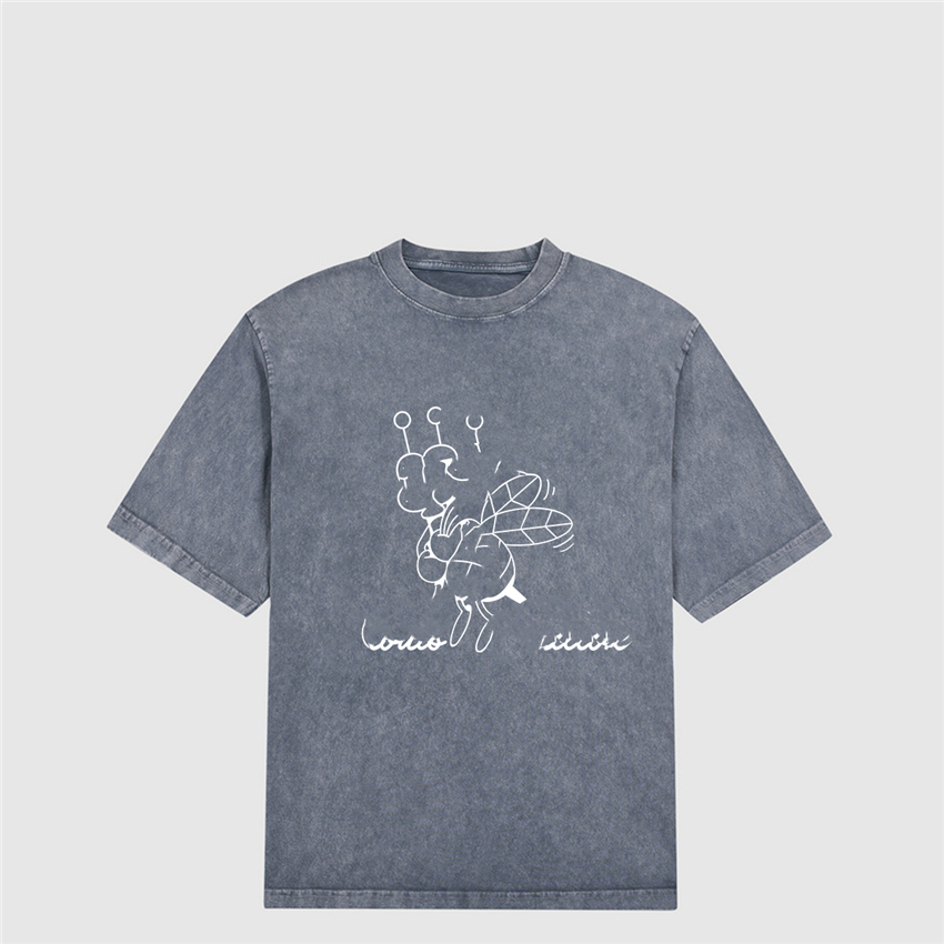 

Fashion Men' T-Shirts 2023 Louiseity Soft Cotton Short Sleeve Round Neck Wrinkle proof Preshrunk Letter Logo Loose Student Casual Couple T-Shirt Viutonity 012-06, 11