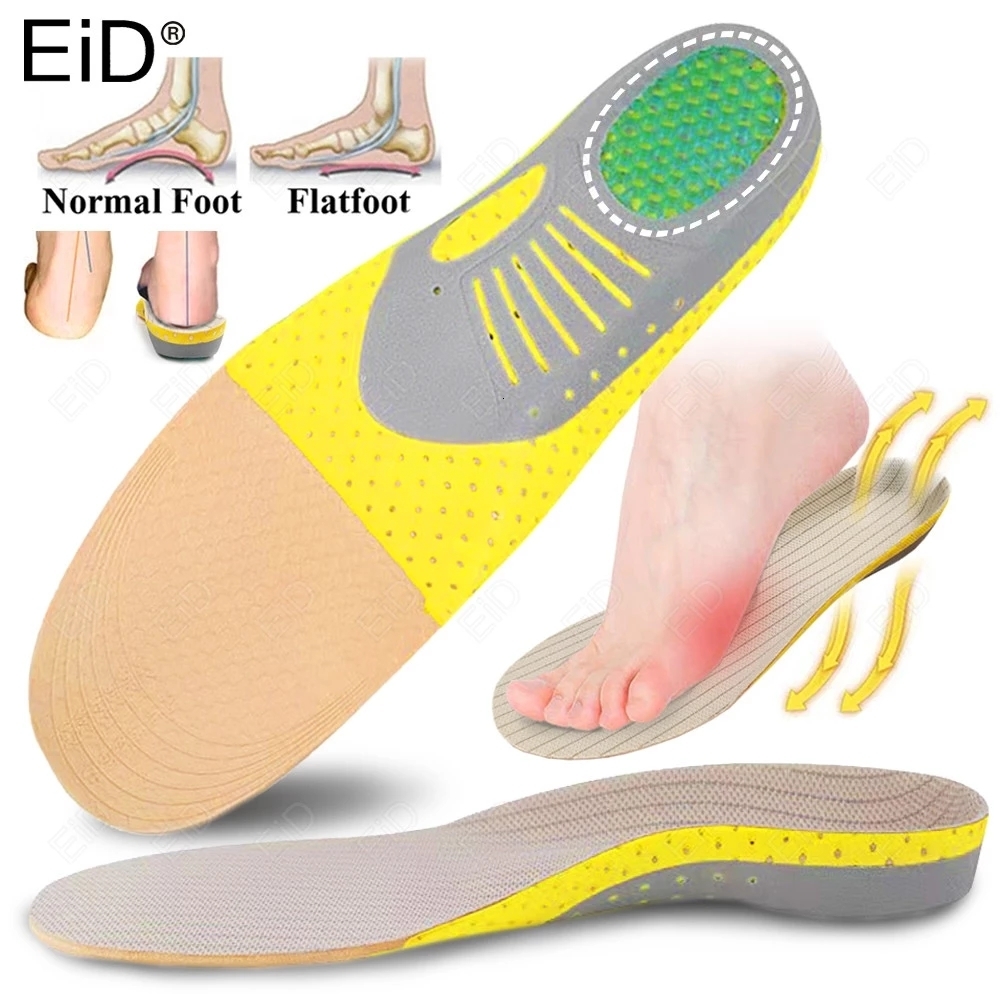 

Shoe Parts Accessories EiD Insole for Flat Feet Orthopedic s Sole Insoles Arch Support Pad O/X Leg Correction Foot Care Men Women 230217