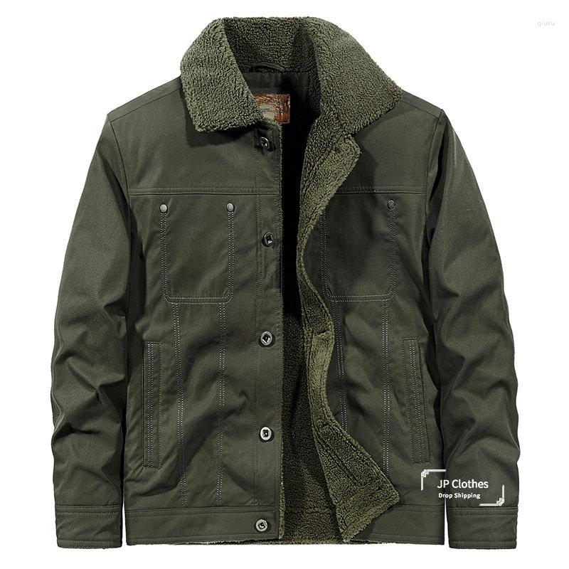 

Men's Jackets Winter Fleece Bomber Jacket Coat For Men Loose Straight 5XL Casual Warm Khaki Cargo Style Coats 4XL, Blue