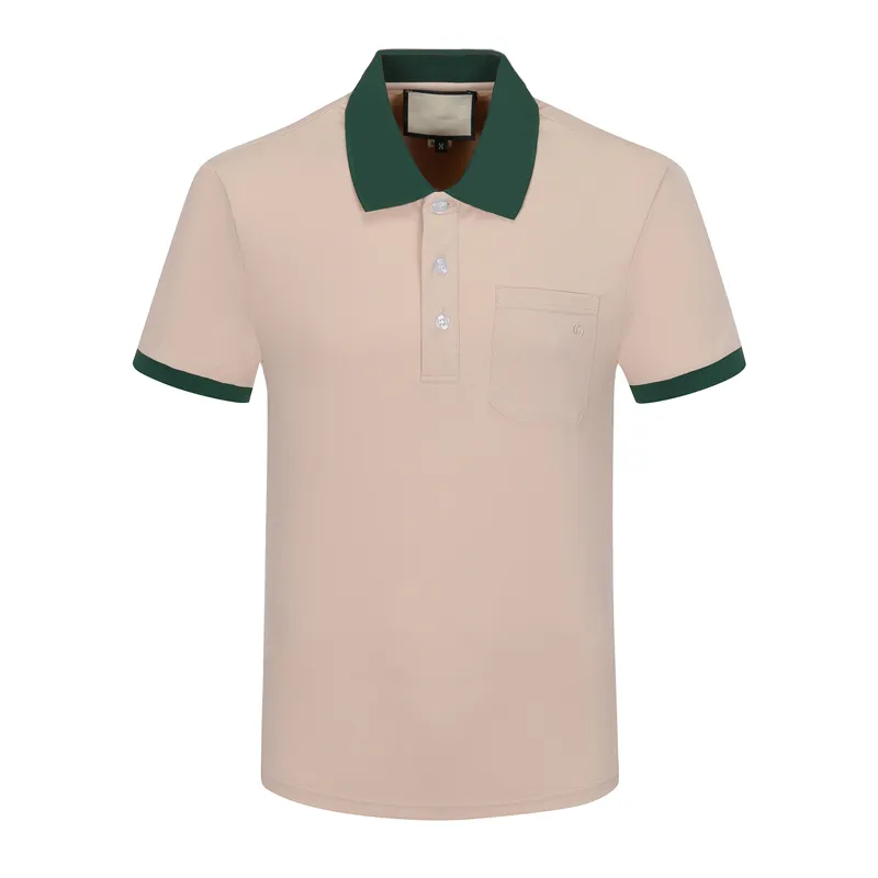 

Mens Polos T-Shirts men Tees fashion Printed Top Quality Cotton Casual Tees Short Sleeve Luxe letters polo shirt M-XXXL, Color5