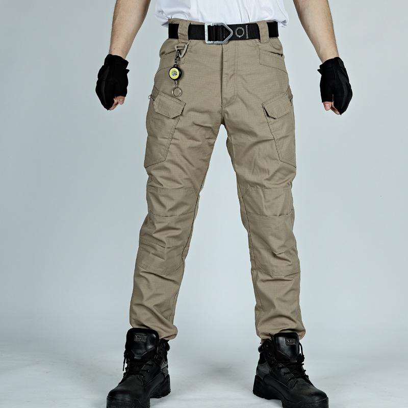 

Men' Pants Spring Autumn Fashion Lightweight Quick Dry Cargo Men Breathable Casual Hiking Straight Trousers MaleMen, Gray