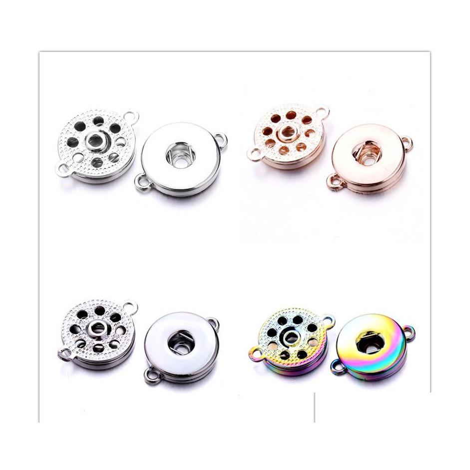 

Charms Metal 18Mm Ginger Snap Button Base Pendant For Diy Snaps Necklace Bracelet Jewelry Accessorie Drop Delivery Findings Component Dhkes