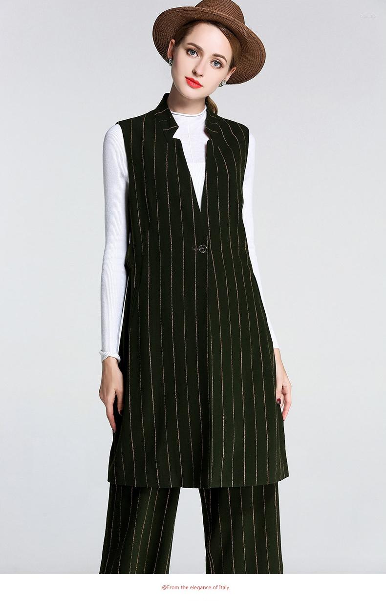 

Women' Vests Gowani Winter Woolen Jacket Women' Mid-Length Korean Style Suit Sleeveless Slim Fit And Elegant Commuter, Black
