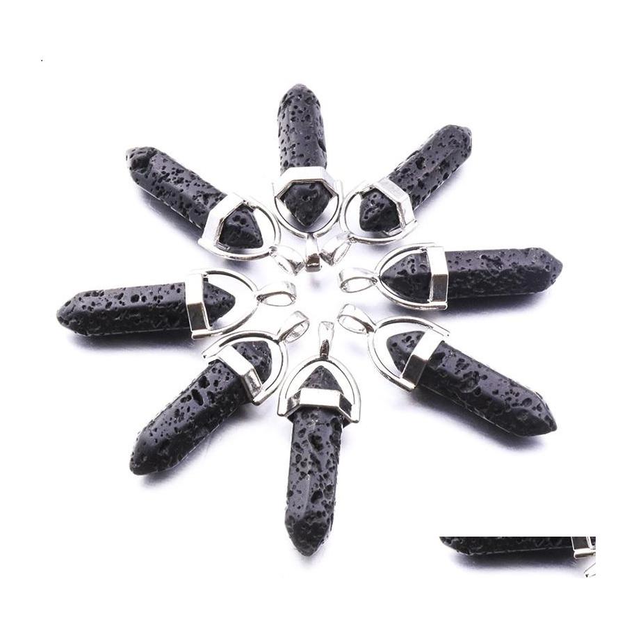 

Charms Hexagon Prism Lava Stone Aromatherapy Essential Oil Per Diffuser Pendants For Necklace Jewelry Making Drop Delivery Findings Dhkxv