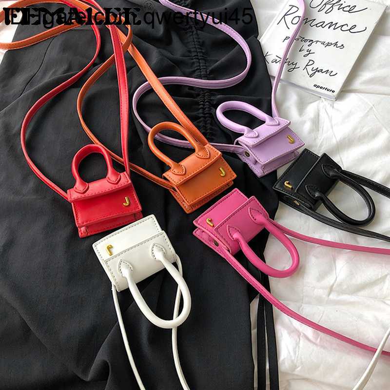 

qwertyui45 Shoulder Bags Candy Color Supper Mini Crossbody Bags For Women Desinger Fashion Shoulder Messenger Bag Ladies Keys Purses and Handbags 021723H, Red