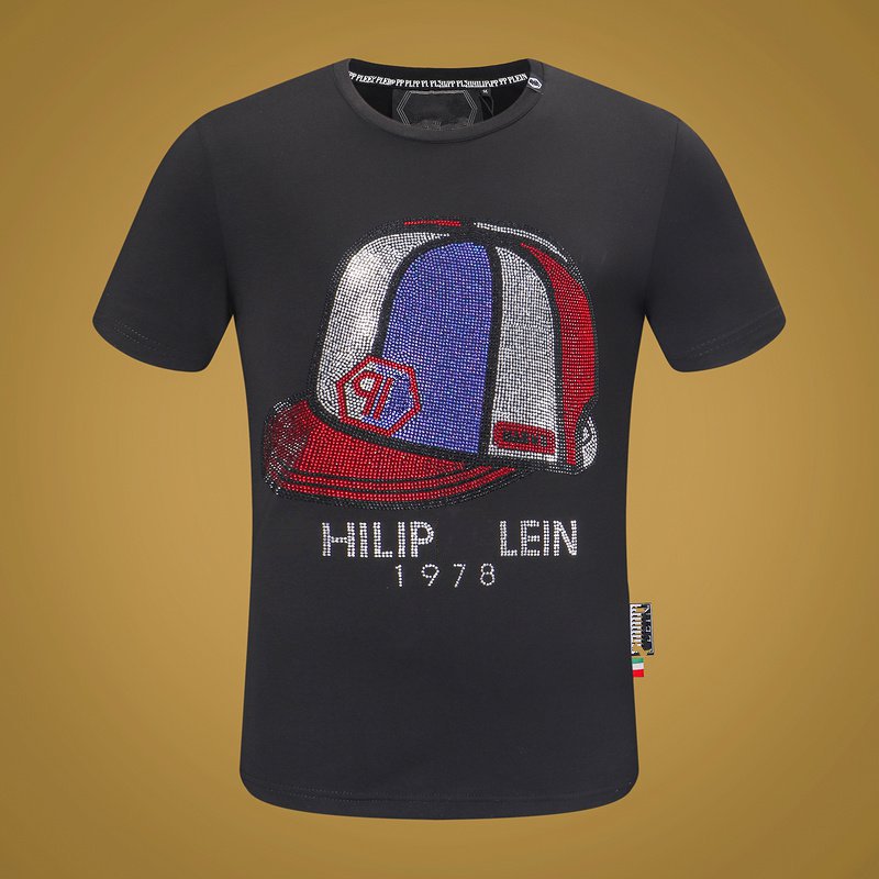 

Phillip Plain Men's T-Shirts designer PP Skull Diamond t shirt Short sleeve Dollar Brown bear Brand tee O-Neck high Quality Skulls TShirt tees tops Streetwear B645, B642