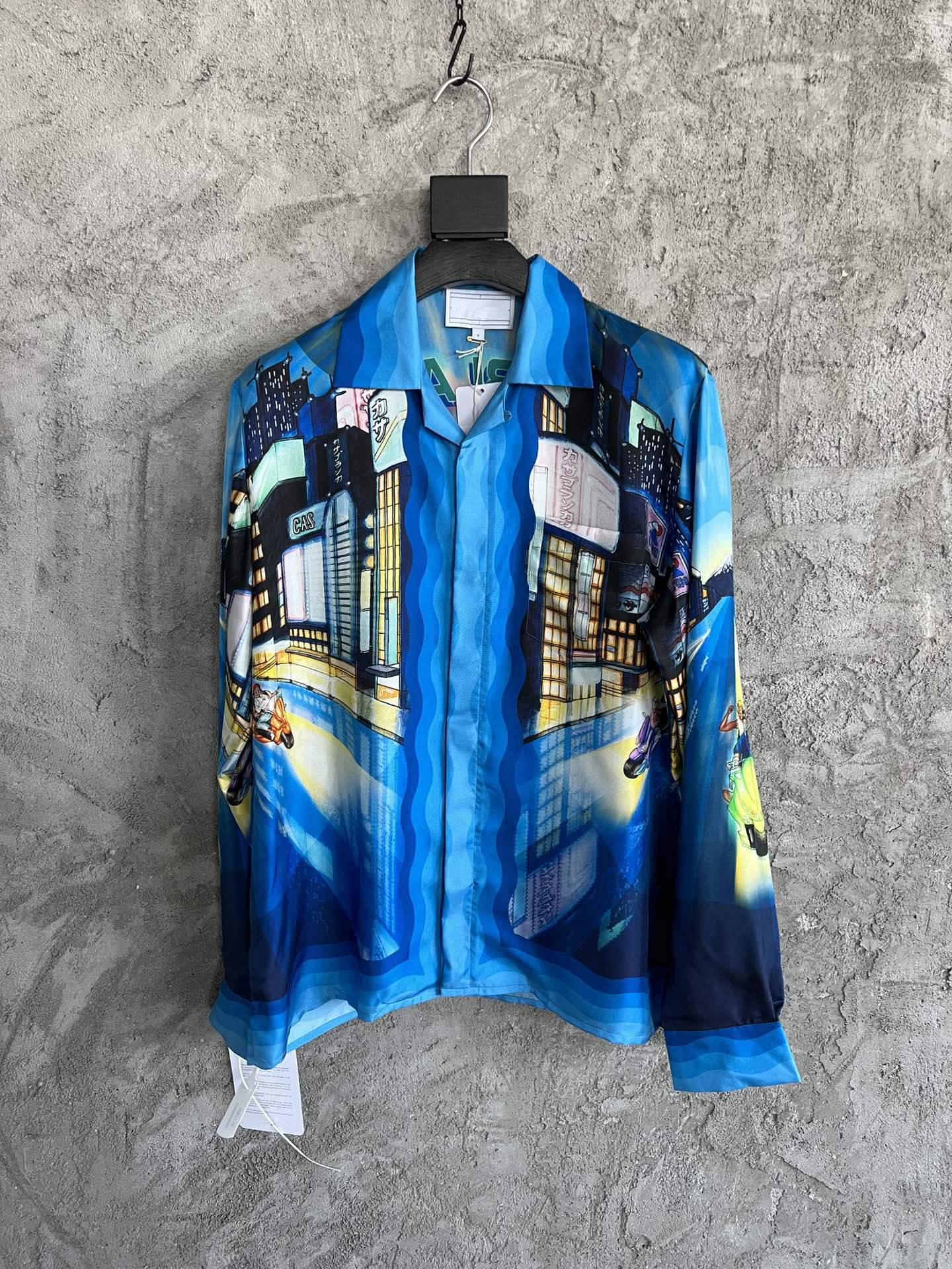 

Luxury brand mens casual silk shirt highquality print single breasted design top designer long sleeved shirt, Style 4