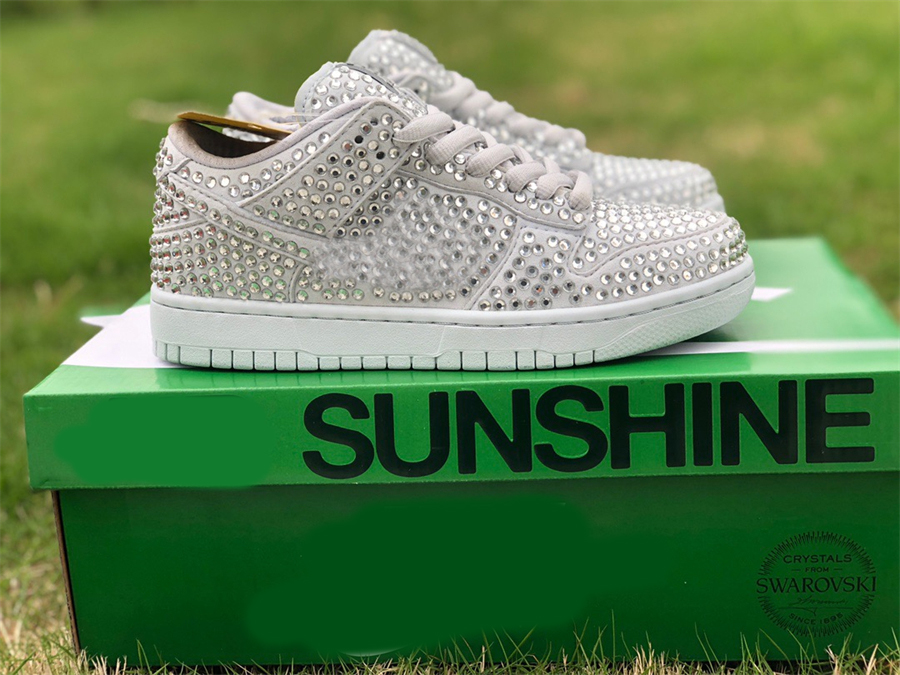 

Authentic Shoes Cactus Plant Flea Market x Dunks Low Diamond Pure Platinum Spiral Sage White Green Sports Sneakers Trainers Womens Mens with Original