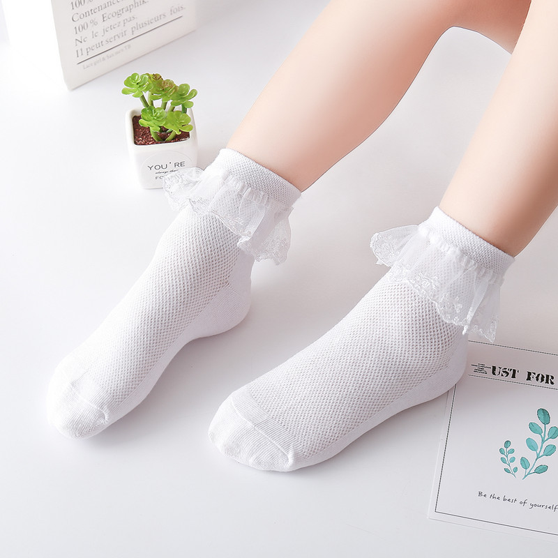 

Little Kids Girls Slouch Crew Socks Toddler Cotton Dress Sock F153