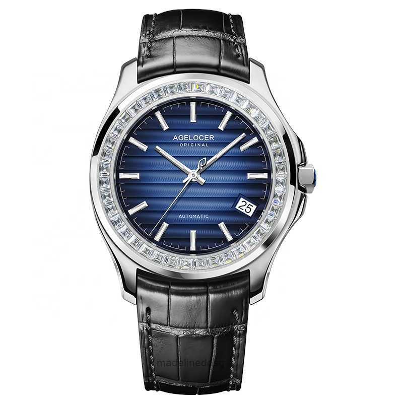 

High Quality Fashion Iced Out WatchesMens Wrist Luxury Round Cut Lab Gr GYY7, 6302e1