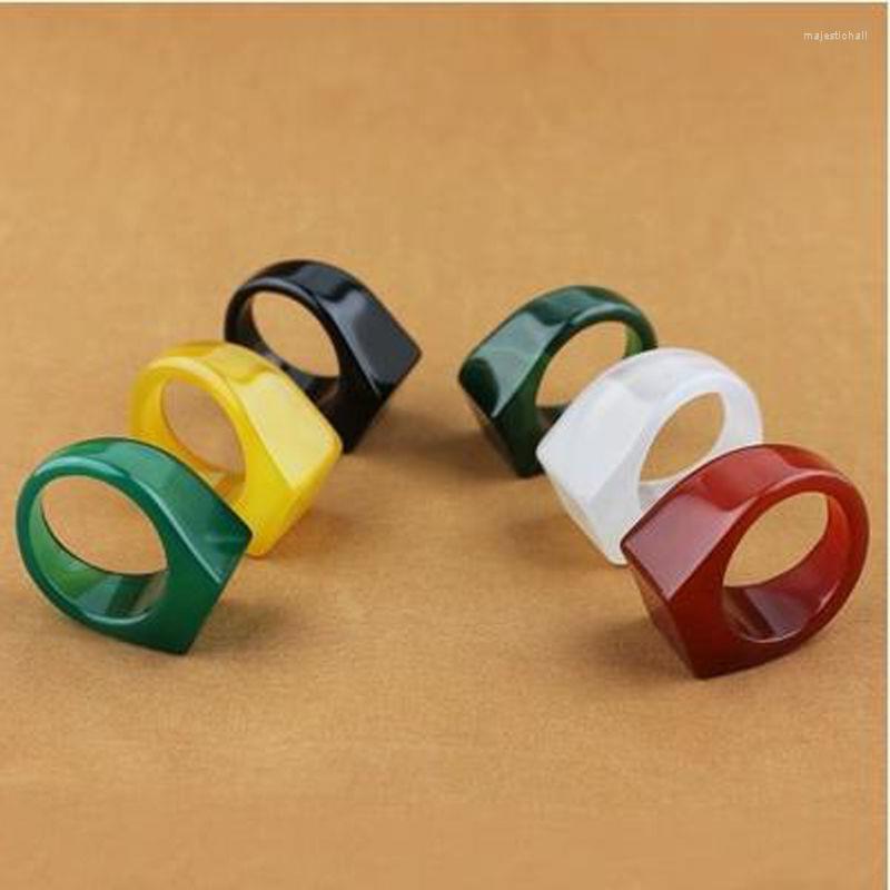 

Cluster Rings Many Color Red Black Large Ring Stone Jewelry For Men Charm Wedding Finger Can Drop