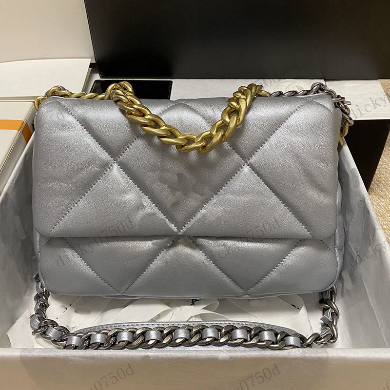 

7A Designer quilted Tote bags Chain CC 19 Shoulder Bag women Lambskin Crossbody Handbags Evening Purse Classic Flap Bags Leather Black/Brown/Green Wallet 26CM/30CM, Contact me