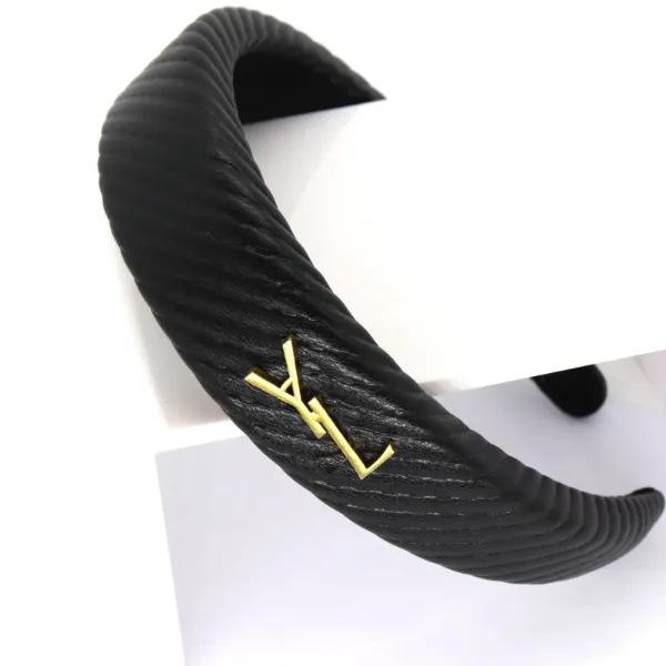 

3 Colors Designer Hairpin Headbands Elastic Leather Hair Hoop Handmade Retro Exaggerated Personality Temperament Headband Artificial leather home2