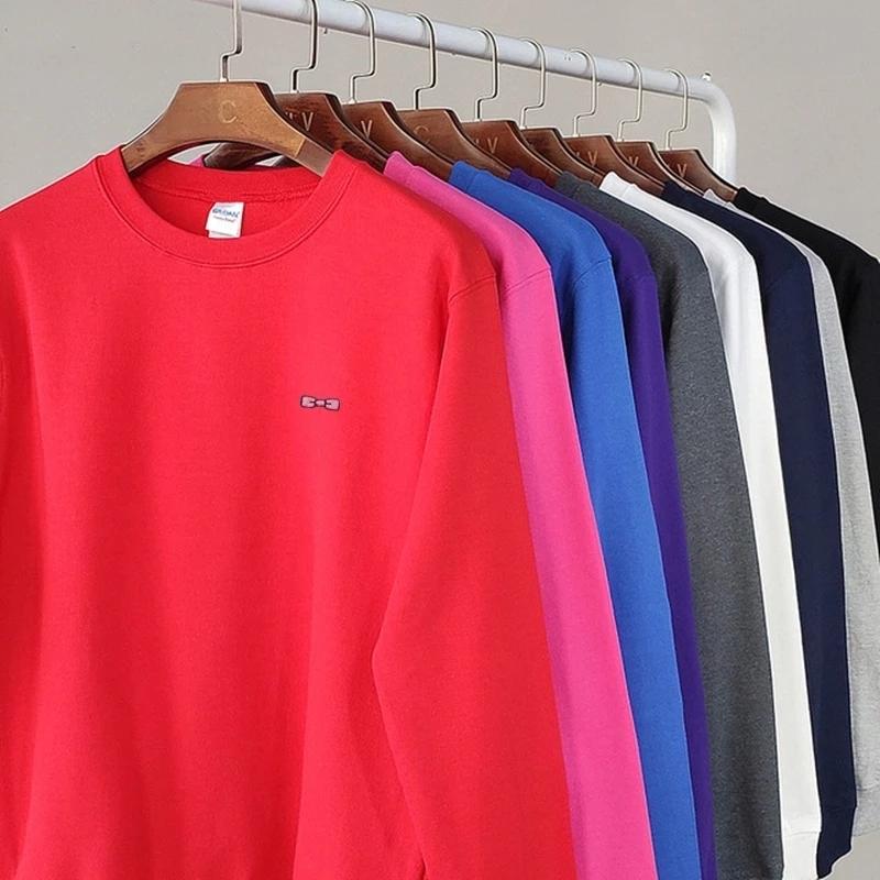 

Men's Hoodies & Sweatshirts Unisex Autumn Winter Bows Plus Velvet Sweatershirts Men Sportswear Fashion O-Neck Casual Streetwear HommeMen's, Black