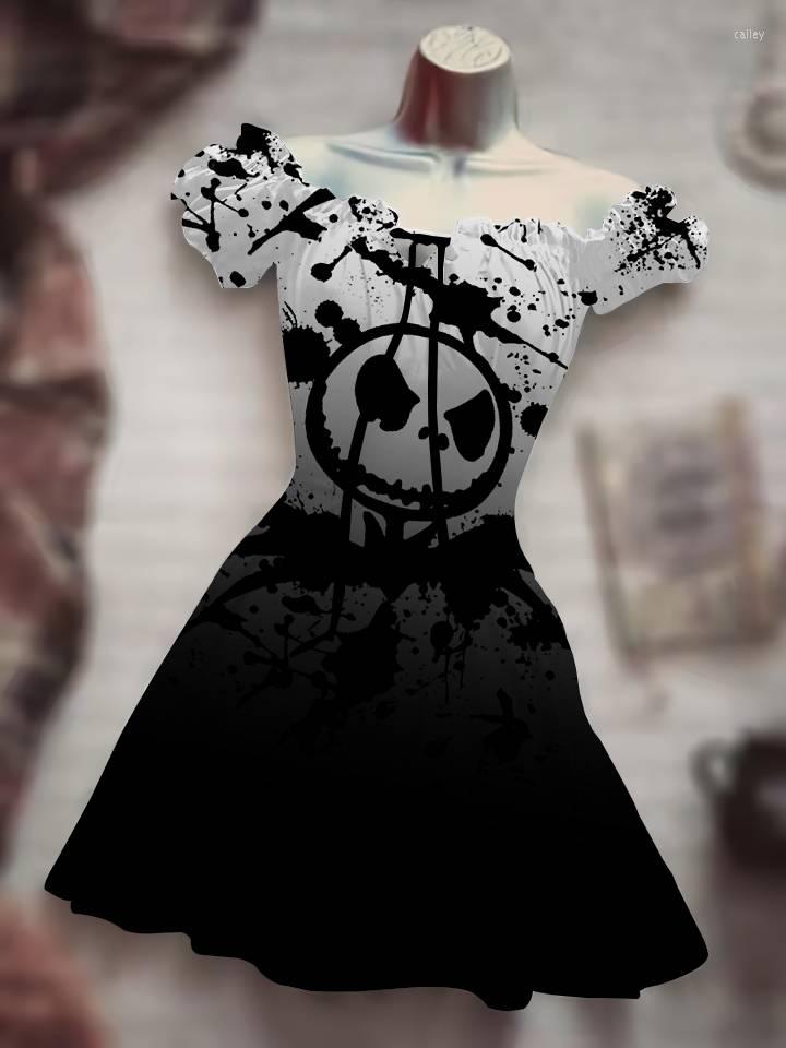 

Casual Dresses 2023 Sexy Lace Horror Halloween Costume Long Dress Hawaiian Boho Short Sleeve Beach Summer Vacation, Yq1ad88671