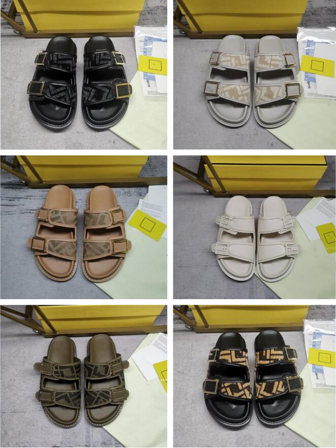 

Designer Women Sandals High Quality Womens Slides Crystal Calf leather Casual shoes quilted Platform Summer Beach Slipper 35-42 With box and Shopping bag