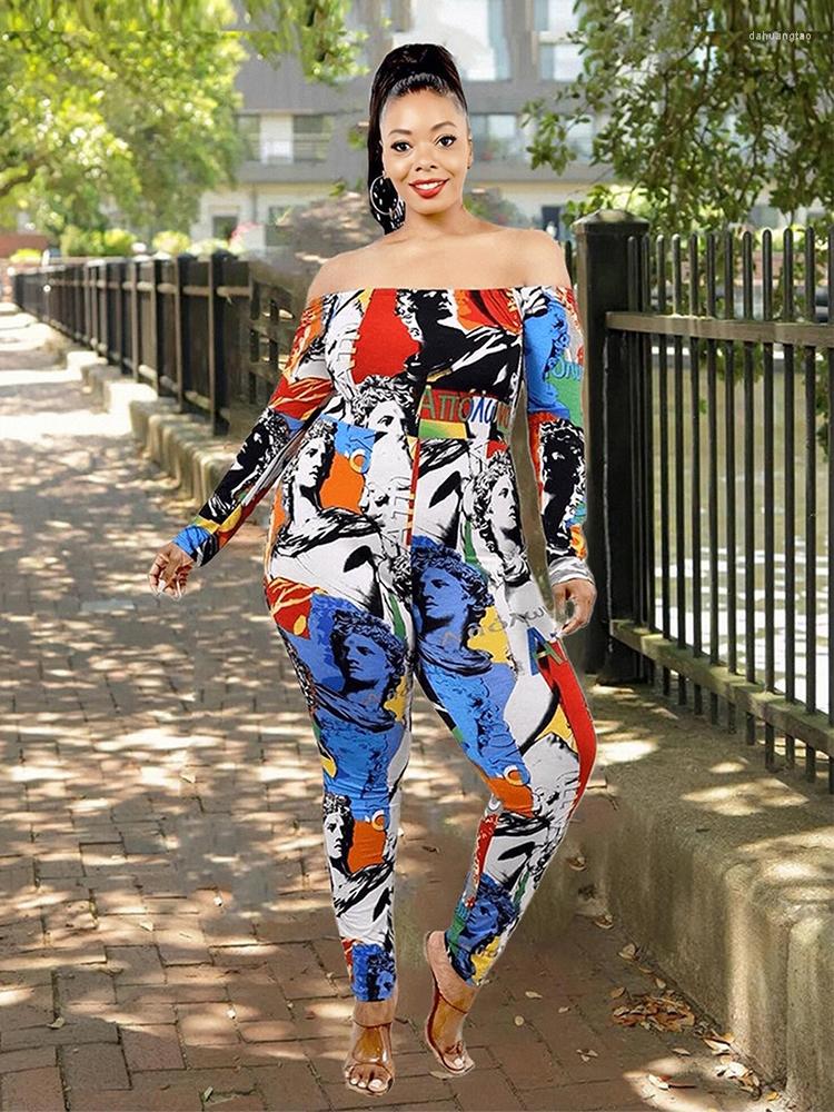 

Pants Sexy Jumpsuits For Women Streetwear Plus Size Jumpsuit Long Sleeve Off The Shoulder Wholesale Bulk Drop, Purple