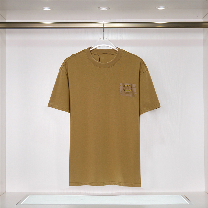 

Men' T-Shirts Fashion Men' T-shirt 2023 Channel New cotton soft anti-wrinkle retro decorative printing letters casual student lovers short sleeve 08-06