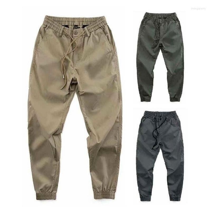 

Men's Pants Men Construction Work Thick Fleece Joggers Loose Army Green Trousers Male Casual Warm Sweatpants Cargo, Green thin
