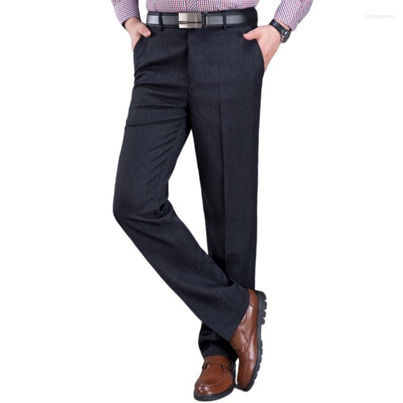 

Men's Suits Men's Suit Pants High Quality Men Dress Waist Loose Business Formal Thick Anti-wrinkle Non-iron, 555 zavy